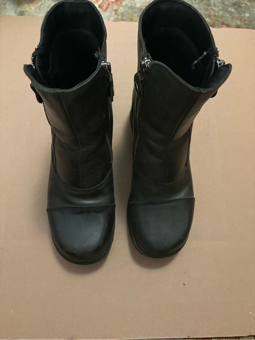 Harley-Davidson Amherst Moto Biker Motorcycle Riding Women’s Boots Size 7.5M - Picture 3 of 5